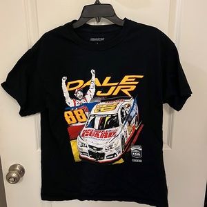 Dale Earnhardt Jr nascar hall of fame short sleeve shirt
